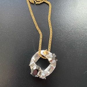 Marc Jacobs 12” Gold chain pendant necklace $109